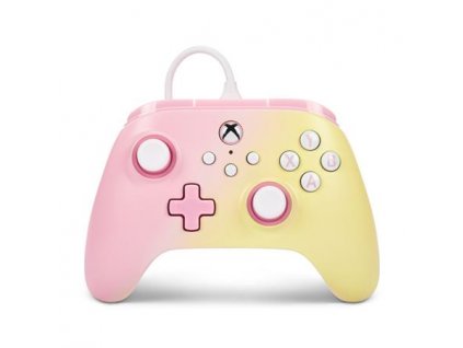 PowerA Advantage Kabelový ovladač pro Xbox Series X|S - Pink Lemonade XBGP0183-01