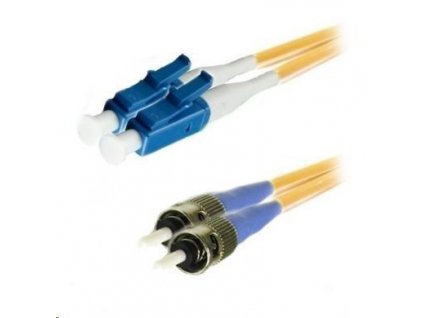 Duplexní patch kabel SM 9/125, OS2, LC-ST, LS0H, 1m DPX-09-LC-ST-1 OEM