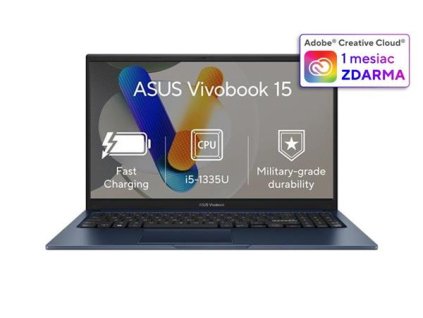 ASUS Vivobook 15/X1504VA/i3-1315U/15,6/FHD/8GB/512GB SSD/UHD/W11H/Blue/2R X1504VA-NJ907W Asus