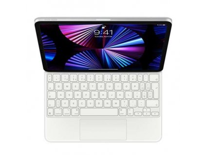 Apple Magic Keyboard pre iPad Pro 11" (1. - 4. generácie) and iPad Air (4. and 5. generácie) - Slovenská - Biela MJQJ3SL-A