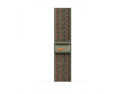 Apple Watch 45mm Sequoia/Orange Nike Sport Loop MTL63ZM-A