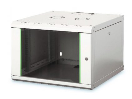 Digitus 7U nástěnná skříňka, Unique Series 420x600x600 mm, barva šedá (RAL 7035) DN-19 07U-6-6