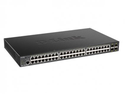 D-Link DGS-1250-52XMP Smart switch 48x Gb PoE+, 4x 1G/10G SFP+, 370W DGS-1250-52XMP-E