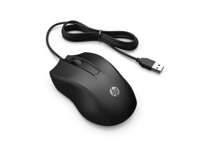 HP myš 100 USB černá 6VY96AA-ABB