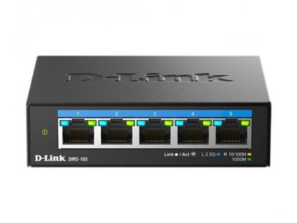 D-Link DMS-105/E 5-port Multi-Gigabit Unmanaged Switch DMS-105-E