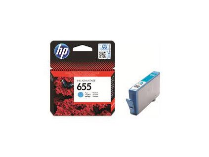 HP 655 azurová inkoustová kazeta, CZ110AE