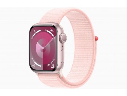 Apple Watch S9/41mm/Pink/Sport Band/Light Pink MR953QC-A