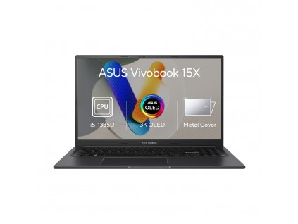 ASUS Vivobook 15X OLED/K3504VA/i5-1335U/15,6''/2880x1620/16GB/512GB SSD/Iris Xe/W11H/Black/2R K3504VA-OLED513W Asus