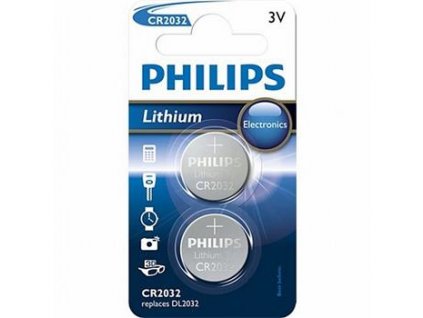 Philips baterie CR2032 - 2ks CR2032P2-01B