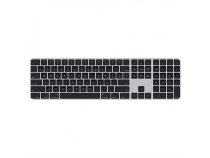 Apple Magic Keyboard s Touch ID a Numerickou klávesnicou - SK - Čierne klávesy MMMR3SL-A