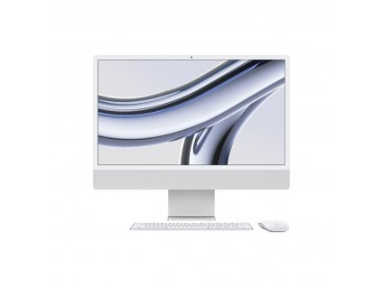 Apple iMac 24/23,5''/4480 x 2520/M3/8GB/512GB SSD/M3/Sonoma/Silver/1R MQRK3CZ-A