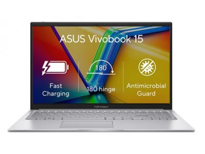 ASUS Vivobook 15 X1504VA-NJ015W, i3-1315U, 15.6˝ 1920x1080 FHD, UMA, 8GB, SSD 512GB, W11H strieborny Asus