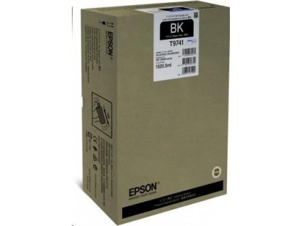 Čierny atrament EPSON WorkForce Pro WF-C869R Black XXL Ink Supply Unit 1.520,5 ml C13T974100 Epson