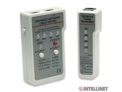 Intellinet Tester káblov, multifunkčný RJ45/RJ11 351898