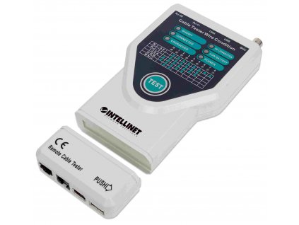 Intellinet Tester káblov, 5 v 1, RJ45, RJ11, USB, Firewire, BNC 780094