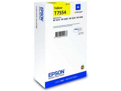 Epson atrament WF8000 series yellow XL - 39ml C13T75544N
