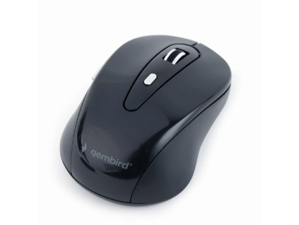Myš GEMBIRD MUSW-6B-01, čierna, bezdrôtová, USB nano prijímač Gembird