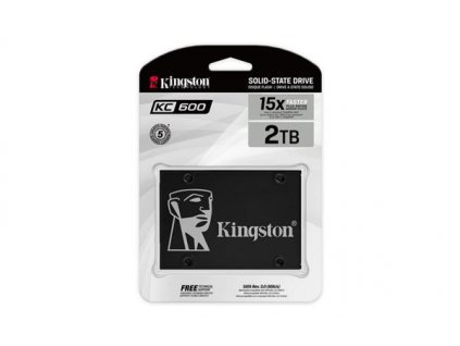 Kingston 2 TB SSD KC600 Series SATA3, 2.5" (7 mm) ( r550 MB/s, w520 MB/s )) SKC600-2048G