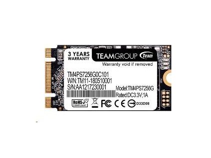 TEAM SSD M.2 256GB, MS30 M.2. 2242 SATA (550/470 MB/s) TM4PS7256G0C101 Teamgroup