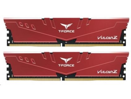 DIMM DDR4 32GB 3200MHz, CL16, (KIT 2x16GB), T-FORCE VULCAN Z, Red TLZRD432G3200HC16FDC01 Teamgroup