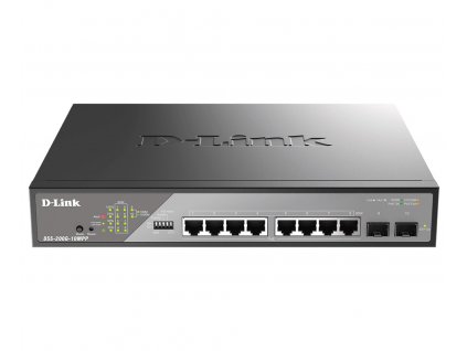 D-Link DSS-200G-10MPP/E 10-Port Gigabit Ethernet PoE++ Surveillance Switch DSS-200G-10MPP-E
