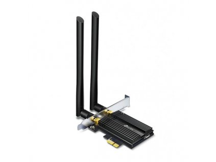 TP-LINK "AX3000 Dual Band Wi-Fi 6 Bluetooth 5.0 PCI Express AdapterSPEED: 2402 Mbps at 5 GHz + 574 Mbps at 2.4 GHzSPEC ArcherTX50E TP-link