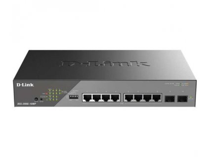 D-Link DSS-200G-10MP/E 10-Port Gigabit Ethernet PoE+ Surveillance Switch DSS-200G-10MP-E
