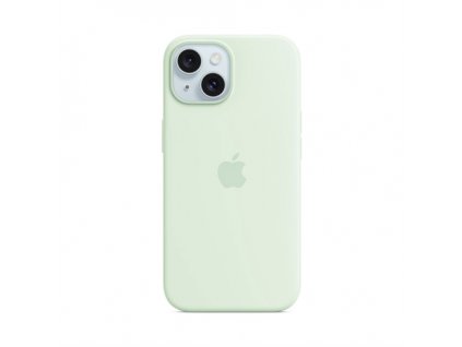 iPhone 15 Silicone Case with MagSafe - Soft Mint MWNC3ZM-A Apple