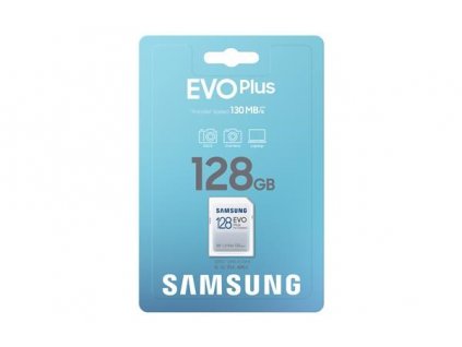 Samsung EVO Plus/SDXC/128GB/130MBps/UHS-I U3 / Class 10 MB-SC128K-EU
