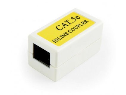 Gembird adaptér - LAN Cat 5E spojka, biela NCA-LC5E-001