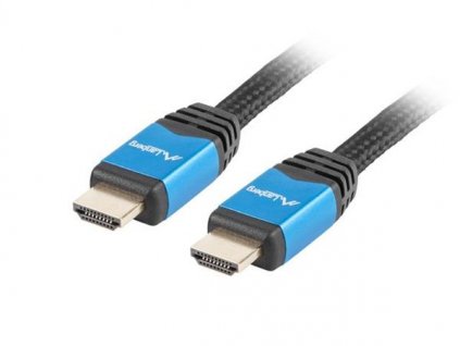 LANBERG HDMI M / M 2.0 kabel 3m, CU, černý, Premium CA-HDMI-20CU-0030-BL Lanberg
