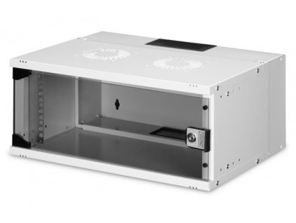 DIGITUS DN-49204 Nástěnná skříň 4U, SOHO PRO, nesmontovaná, 19", 240 x 540 x 400 mm, šedá (RAL 7035) DN-49200 Digitus