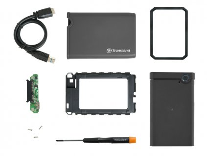 TRANSCEND SSD/HDD Upgrade Kit pre 2,5" disky, USB 3. TS0GSJ25CK3 Transcend
