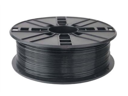 GEMBIRD Tlačová struna (filament) PLA, 1,75 mm, 1 kg, čierna 3DP-PLA1.75-01-BK Gembird