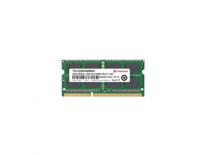 SODIMM DDR3L 8GB 1600MHz TRANSCEND 2Rx8 CL11 TS1GSK64W6H Transcend