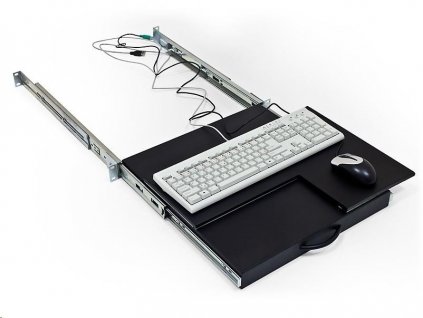 TRITON Výsuvná/otočná polica na klávesnicu a myš, sivá RAC-UP-X40-A1 Triton
