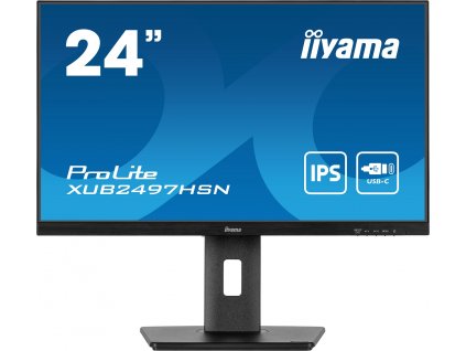 iiyama ProLite/XUB2497HSN-B1/23,8''/IPS/FHD/100Hz/1ms/Black/3R