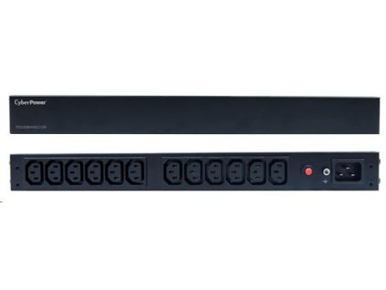 CyberPower Rack PDU, Basic, 1U, 16A, (12)C13, IEC-320 C20 PDU20BHVIEC12R Cyber Power Systems