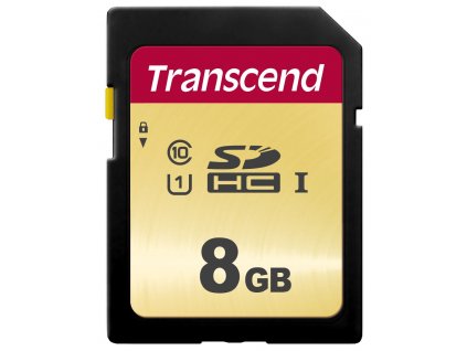 Karta TRANSCEND SDHC 8GB 500S, UHS-I U1 (R:95/W:20 MB/s) TS8GSDC500S Transcend