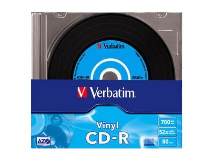 VERBATIM CD-R(10-Pack)Slim/Vinyl/DLP/52x/700MB 43426 Verbatim