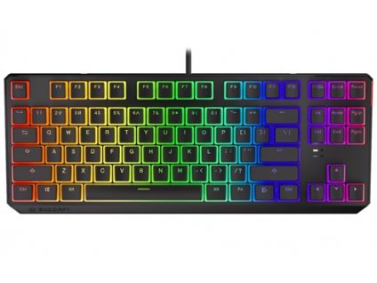 Endorfy herní klávesnice Thock TKL Pudd.Khail BL RGB /USB/ blue sw. / drátová / mechanická / US layout / černá RGB EY5A004 SilentiumPC