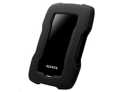 Externý pevný disk ADATA 1TB 2,5" USB 3.1 HD330, BLACK COLOR BOX, čierna (guma, odolná voči nárazom) AHD330-1TU31-CBK