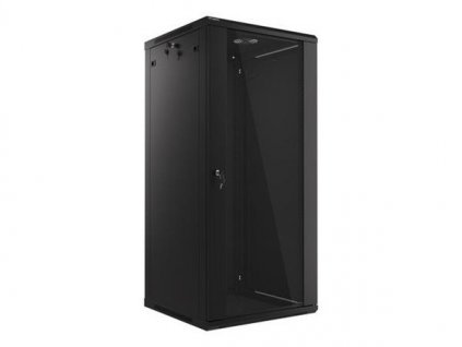 LANBERG RACK CABINET 19” WALL-MOUNT 27U/600X600 (FLAT PACK) BLACK V2 WF01-6627-10B Lanberg