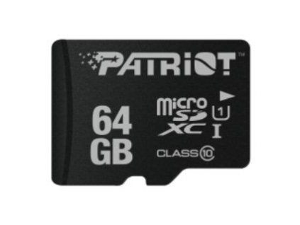 PATRIOT 64GB microSDHC Class10 bez adaptéru PSF64GMDC10 Patriot