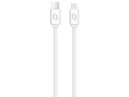 ALIGATOR Datový kabel POWER 3A, USB-C/microUSB bílý DATKP42 Aligator