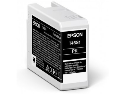 Epson Singlepack Black T46S1 UltraChrome Pro Zink C13T46S100