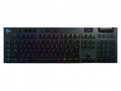 Logitech® G915 LIGHTSPEED Wireless RGB Mechanical Gaming Keyboard – GL Clicky - CARBON - US INT'L - 2.4GHZ/BT - INTNL - 920-009111