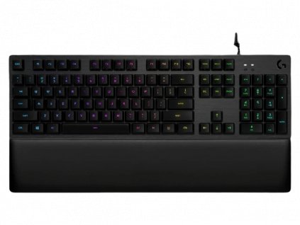 Logitech® G513 LIGHTSYNC RGB Mechanical Gaming Keyboard - CARBON - GX Brown - TACTILE - US INT'L - USB 920-009330