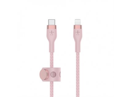 Belkin kábel Boost Charge Pro Flex USB-C to Lightning 1m - Pink CAA011bt1MPK