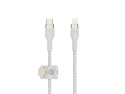 Belkin kábel Boost Charge Pro Flex USB-C to Lightning 1m - White CAA011bt1MWH